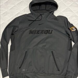 Nike Gray Mizzou Hoodie